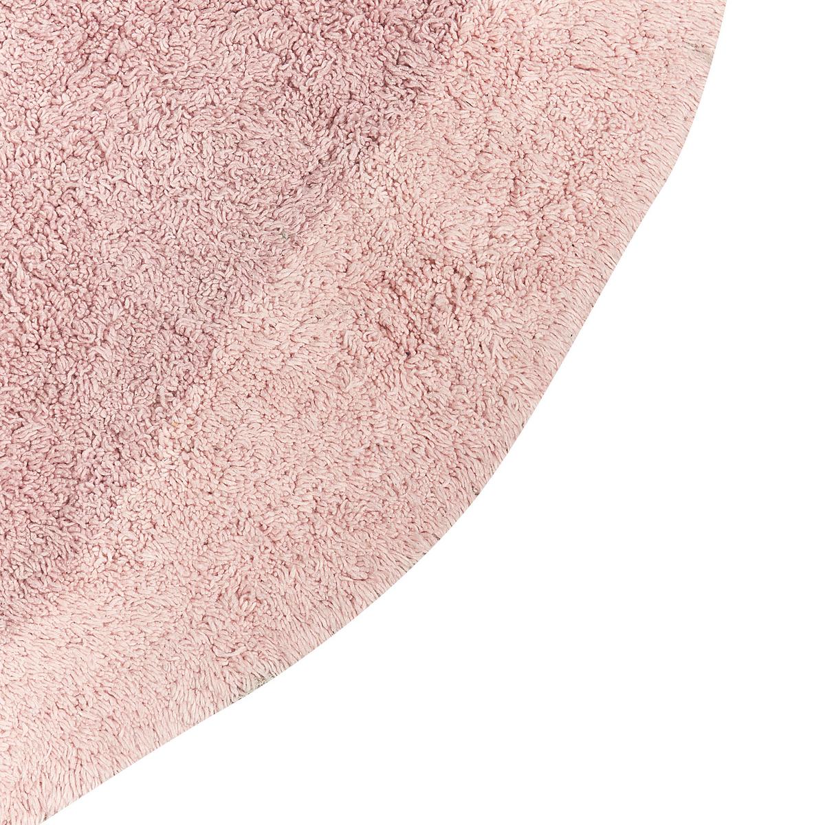 KINDERTEPPICH Pastellrosa 140 cm Baumwolle Kharat - Pink, Textil (140/140cm) - Beliani