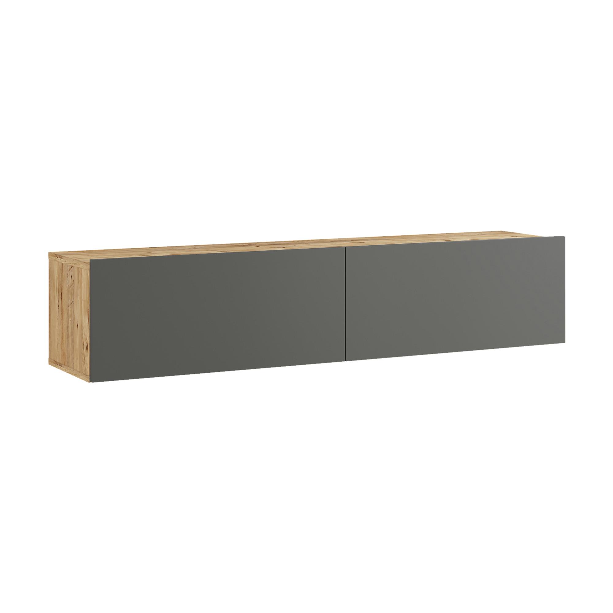 TV-ELEMENT Lapinlahti - Anthrazit, Holzwerkstoff (140/29.5/31.5cm) - [en.casa]