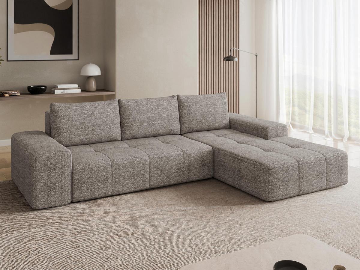 ECKSCHLAFSOFA Tonseo L, Seite: Rechts - Kastanienfarben/Schwarz, Holz/Kunststoff (173/275cm) - MIRJAN24