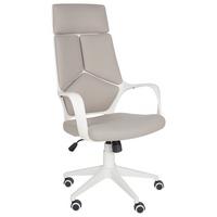 BÜROSTUHL Taupe Delight - Taupe, Kunststoff/Textil (64/116/64cm) - Beliani