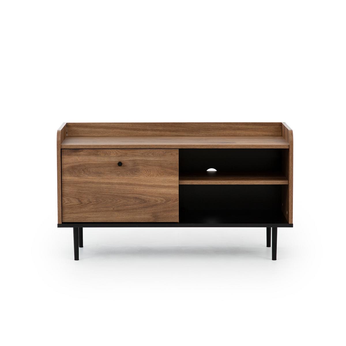 LOWBOARD Vasilia mit 1 Tür, Brandy Castello - Eichefarben, Holzwerkstoff (100/56/40cm) - Beautysofa