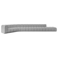 ECKSOFA modulares Sofa Tilmo-L3 - 581x194x70 cm Hellgrau - Hellgrau, Holzwerkstoff/Textil (581/194cm) - ALTDECOR