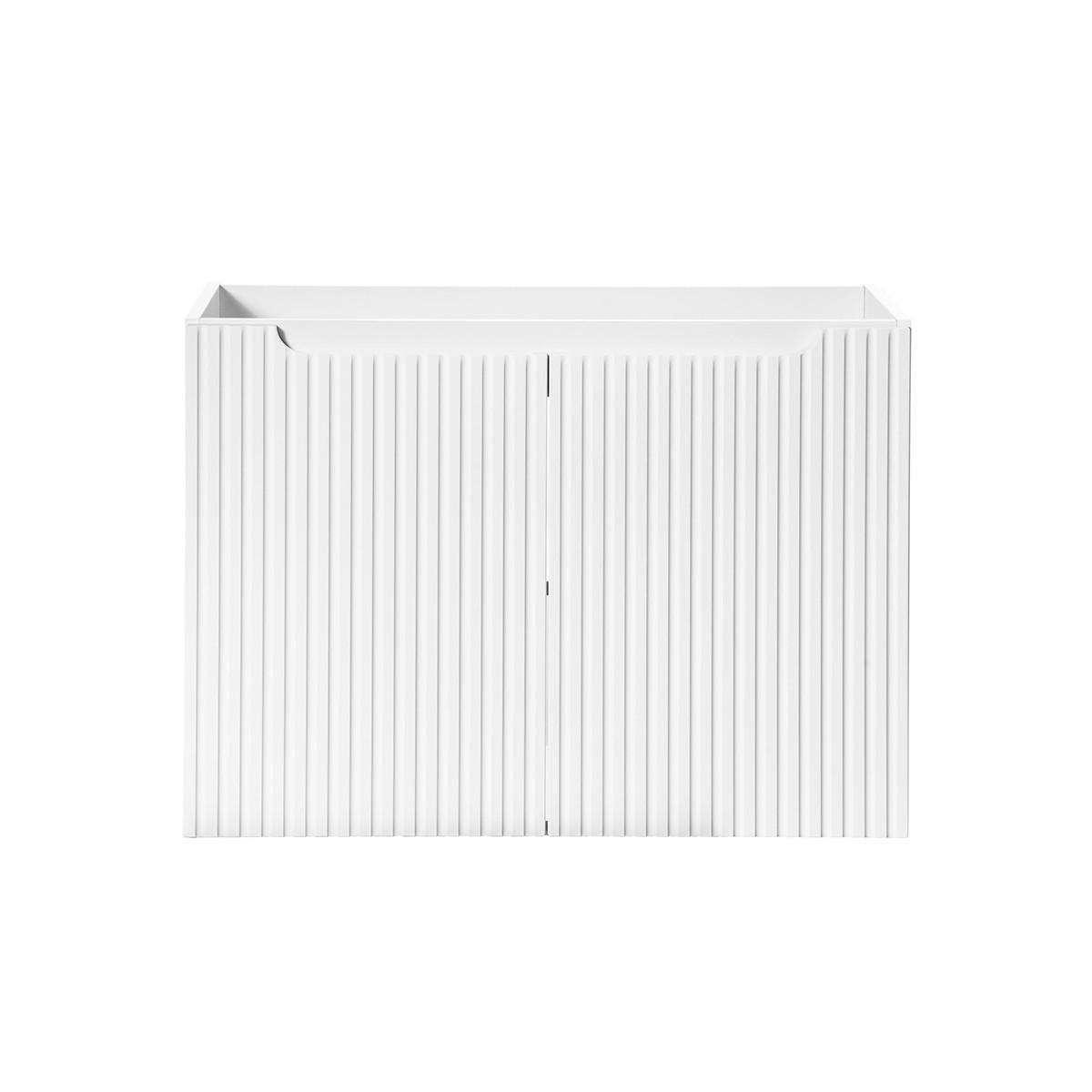 WASCHTISCHUNTERSCHRANK 80cm Riva Weiß - Weiß, Holzwerkstoff (80/57/39cm) - Petits-meubles