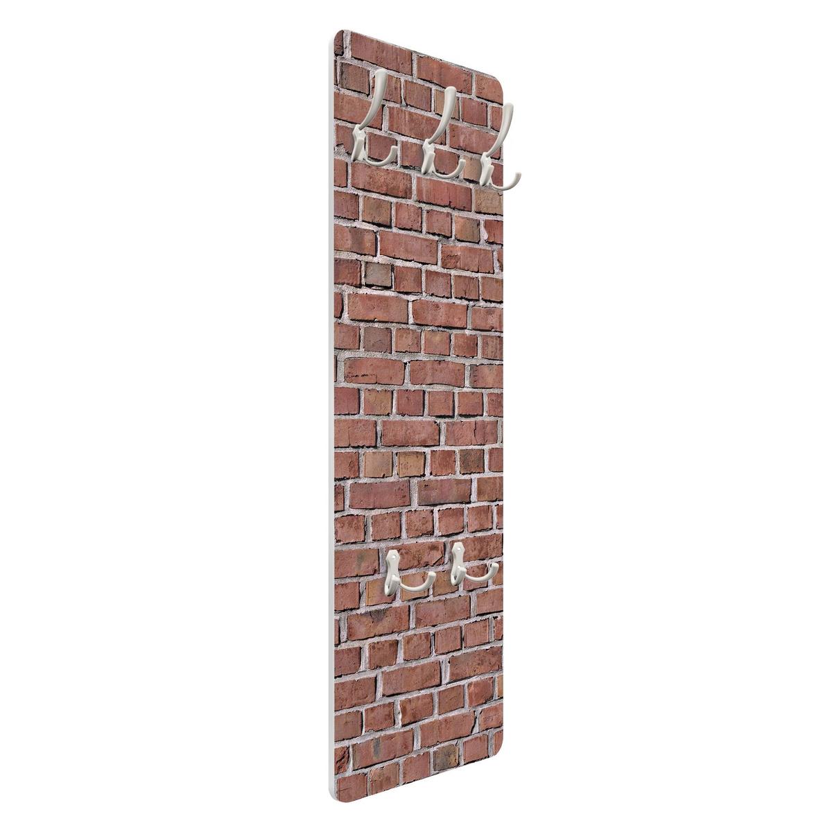 WANDGARDEROBE - Backstein Ziegeltapete Rot 34/105 cm - Rot, Holzwerkstoff (34/105/1.6cm) - Bilderwelten