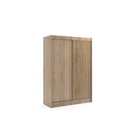 KLEIDERSCHRANK VILAN mit Lamel/LED - 150 cm - Sonoma Eiche|Eichefarben - Eichefarben/Sonoma Eiche, Holzwerkstoff (150/215/61cm) - ALTDECOR