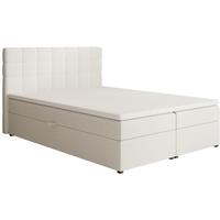 POLSTERBETT Topiq I 144/203/103 dunkelbeige, Bouclé-Stoff - Beige, Holzwerkstoff (140/200cm) - Beautysofa