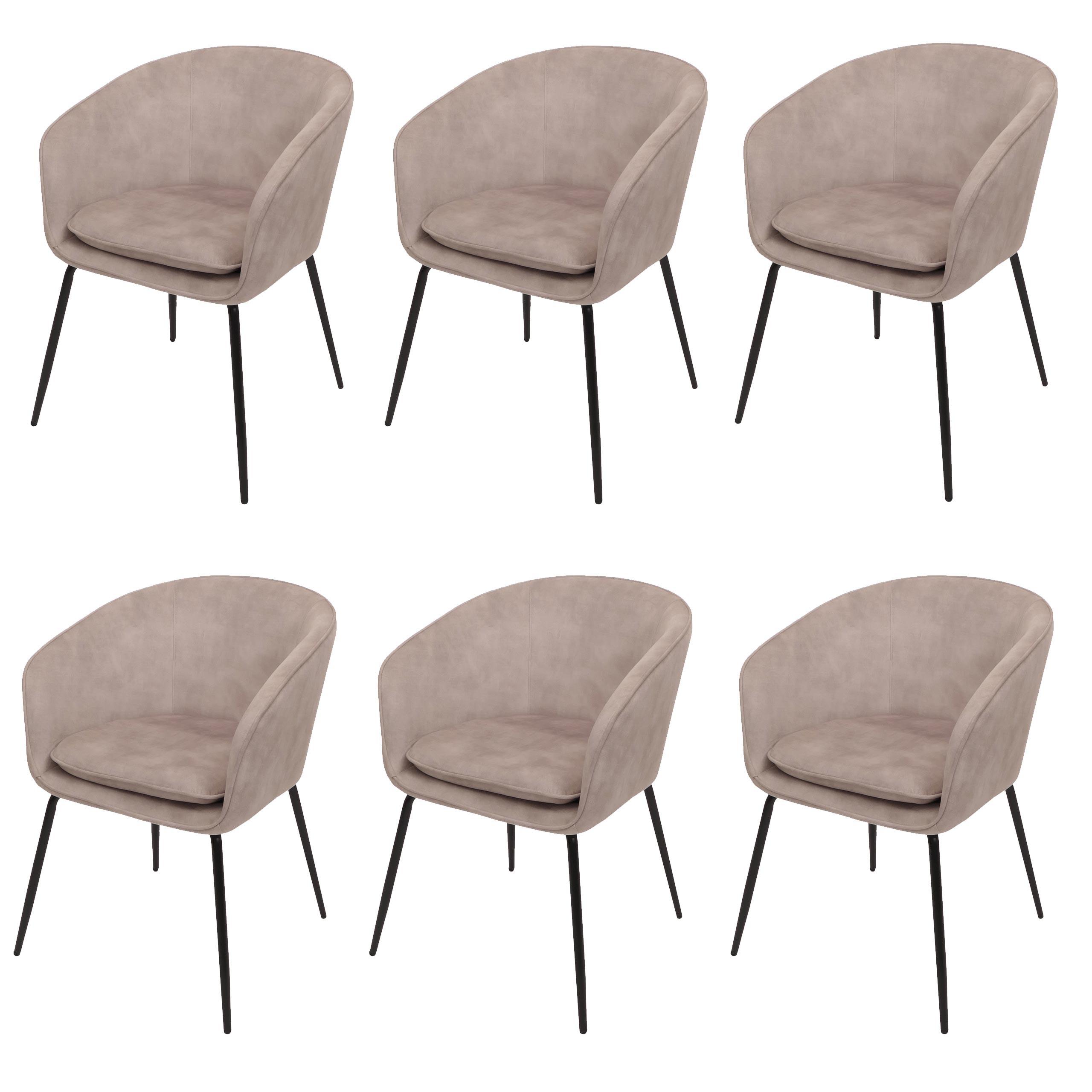 ESSZIMMERSTUHL taupe - Taupe, Textil (57/79/53cm) - MCW
