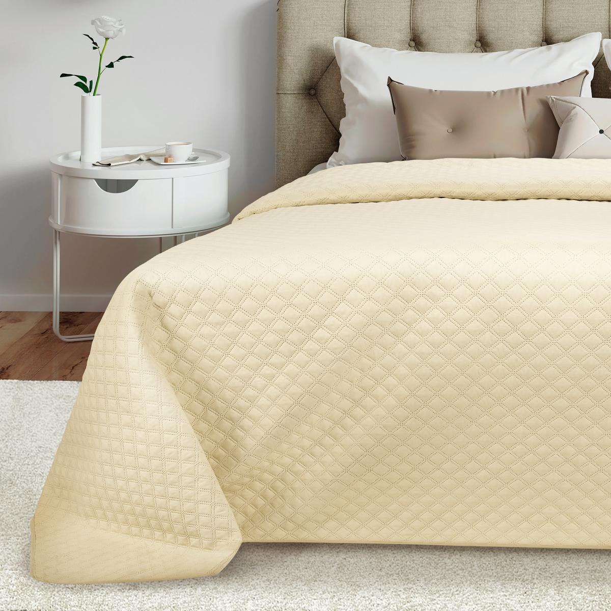 TAGESDECKE Olivia 220/240 cm Creme - Creme, Textil (220/240cm) - Beautissu 