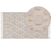 KURZFLOR-TEPPICH Suluova 150/80 cm - Beige, Textil (80/150cm) - Beliani