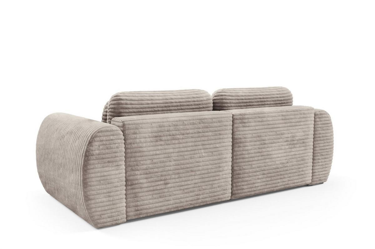 SCHLAFSOFA Simone - Beige, Holzwerkstoff/Textil (266/95/110cm) - Fun Möbel
