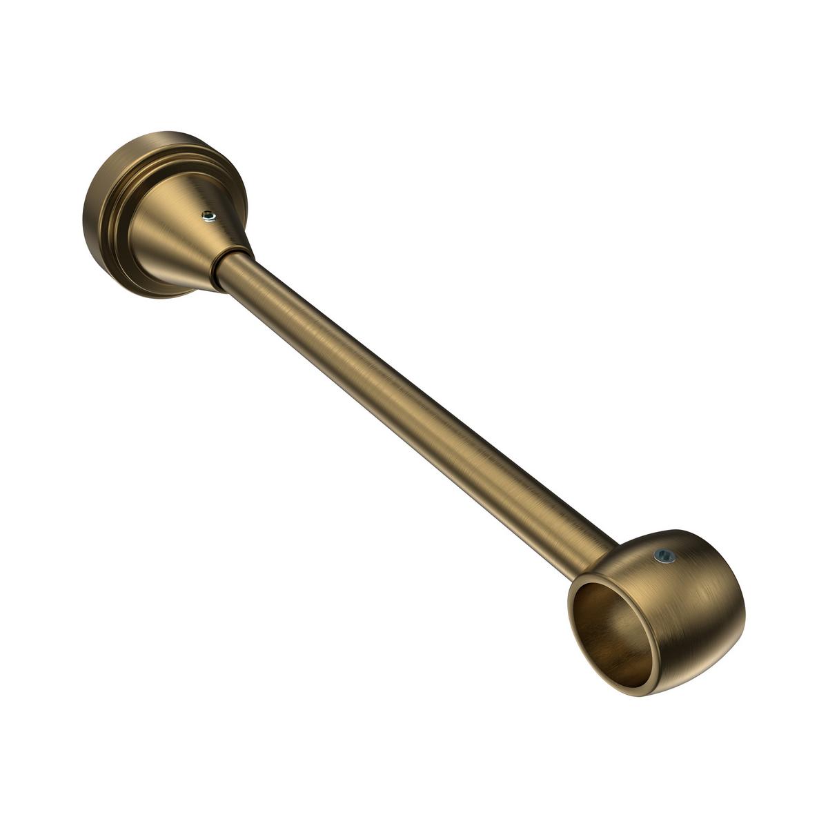 GARDINENSTANGE Primus Alessia 100 cm, 1-läufig, 16 mm Ø Messing Antik - Messingfarben/Bronzefarben, Metall (100cm) - INTERDECO