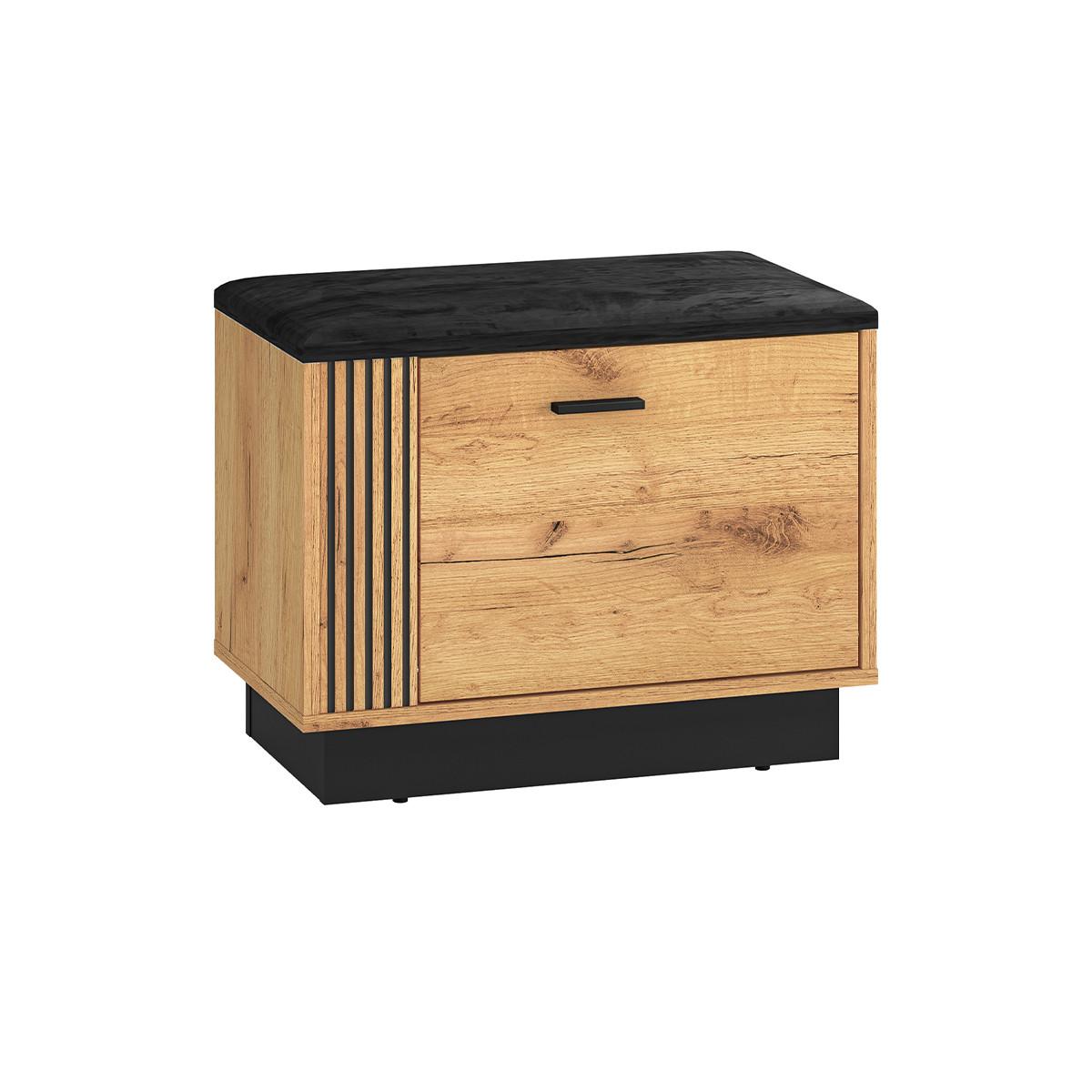 SCHUHMÖBEL Nilo Holz - Braun, Holzwerkstoff (60/49/34cm) - Petits-meubles