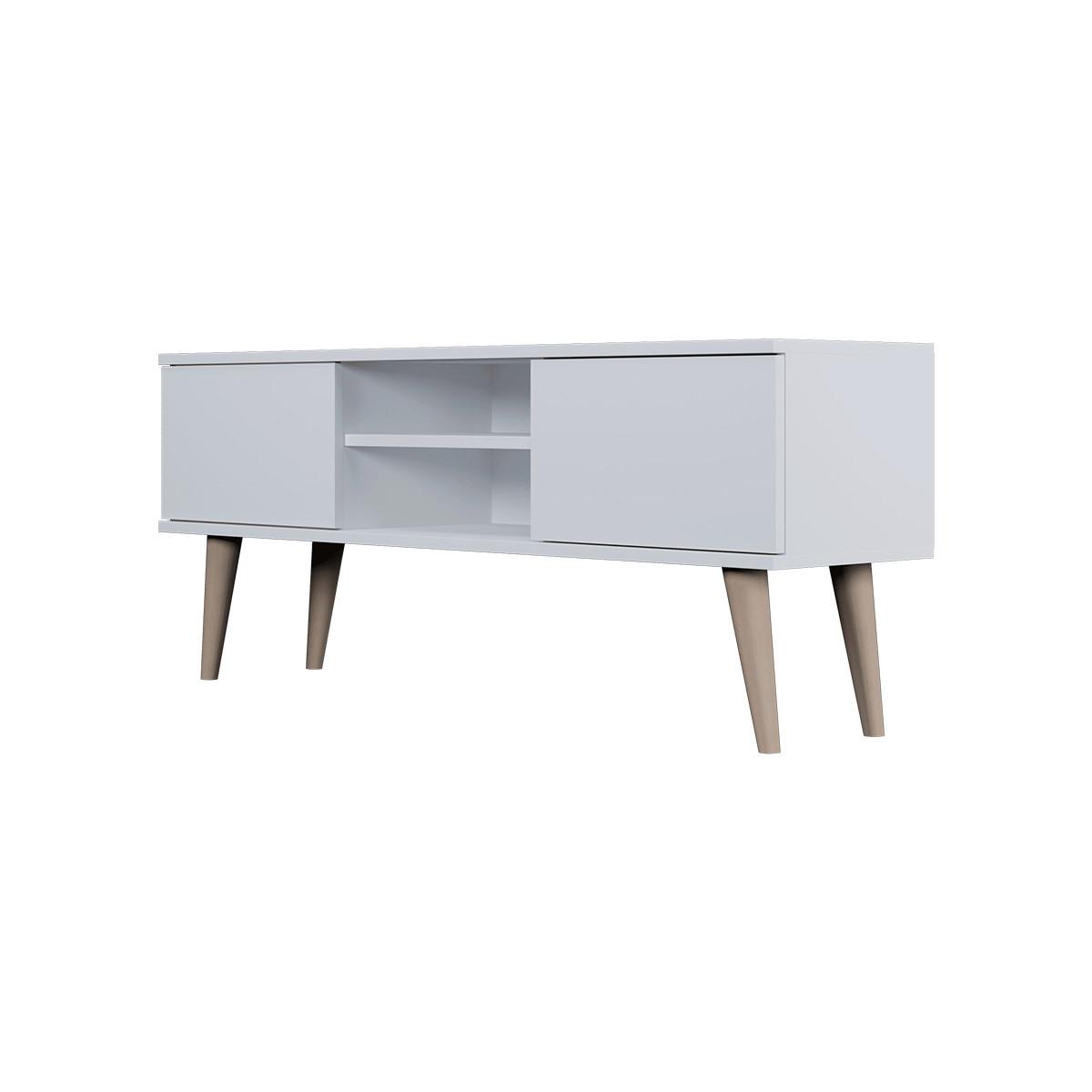 TV-MÖBEL Toronto Weiß - Weiß, Holzwerkstoff (120/35/55cm) - Petits-meubles