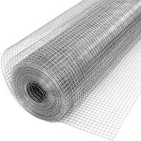MASCHENDRAHTZAUN Quadratisch, 1/25 m, Silbern - Grau, Metall (0.08/100cm) - Niederberg Metall
