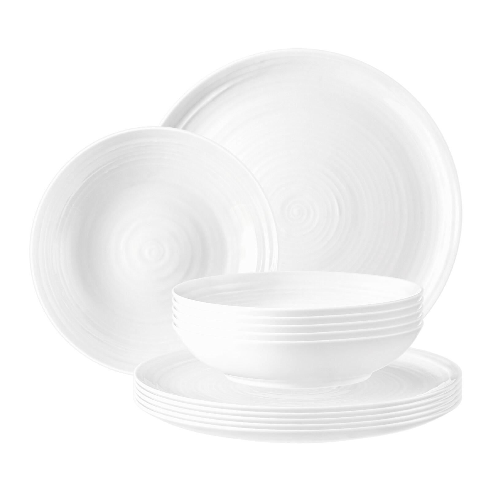 TAFELSERVICE Terra Weiß 12-tlg. - Weiß, Keramik (2/2/2cm) - Seltmann Weiden