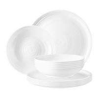 TAFELSERVICE Terra Weiß 12-tlg. - Weiß, Keramik (2/2/2cm) - Seltmann Weiden
