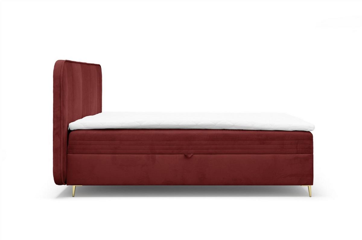 BOXBETT Alize - Rot, Holzwerkstoff/Textil (140/200cm) - Fun Möbel