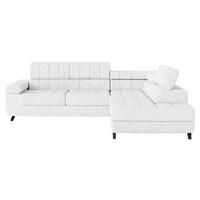 ECKSOFA Nord, Seite: Rechts - Hellgrau/Schwarz, Holz/Textil (264/203cm) - MIRJAN24