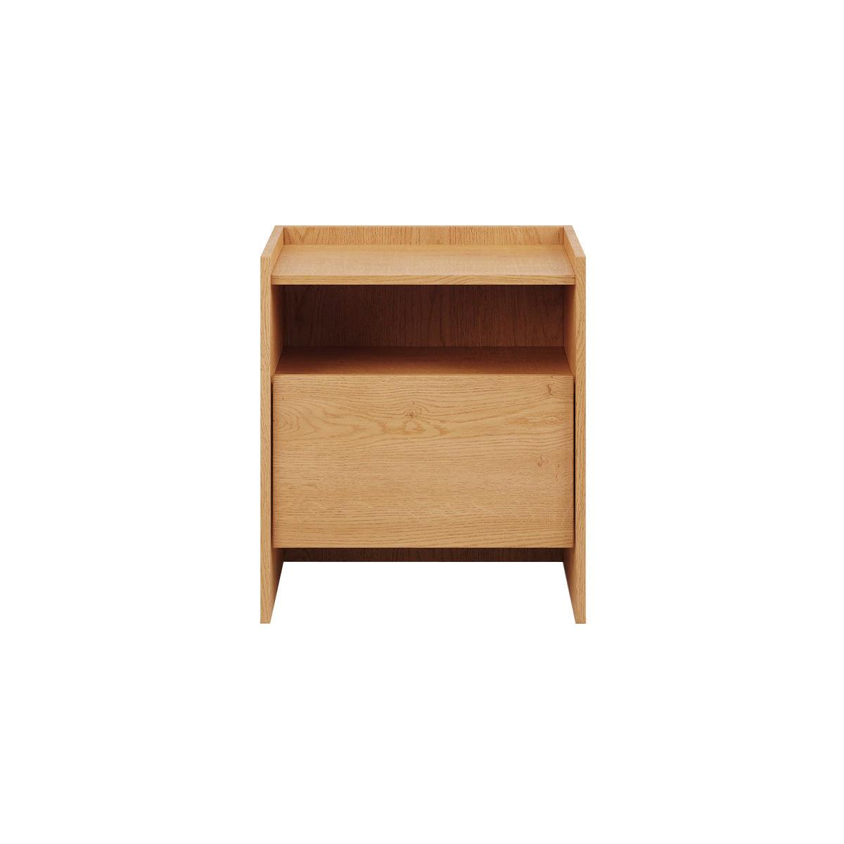 NACHTTISCH Japandi Holz - Braun, Holzwerkstoff (53.2/60.5/38cm) - Petits-meubles