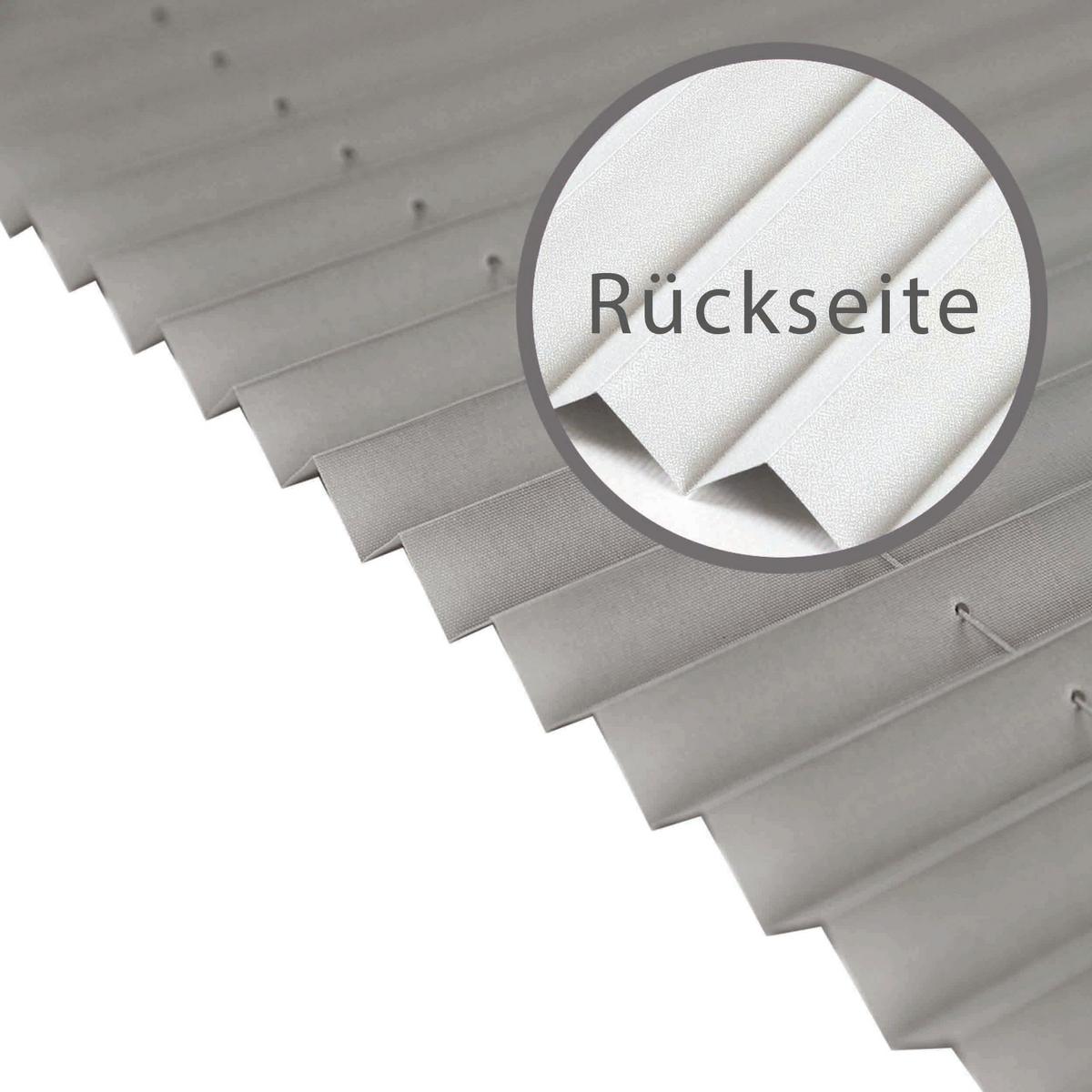 PLISSEE Thermo Basic 75 x 150cm Klemmfix ohne Bohren - Grau, Textil (75/150/150cm) - Deco-Raum