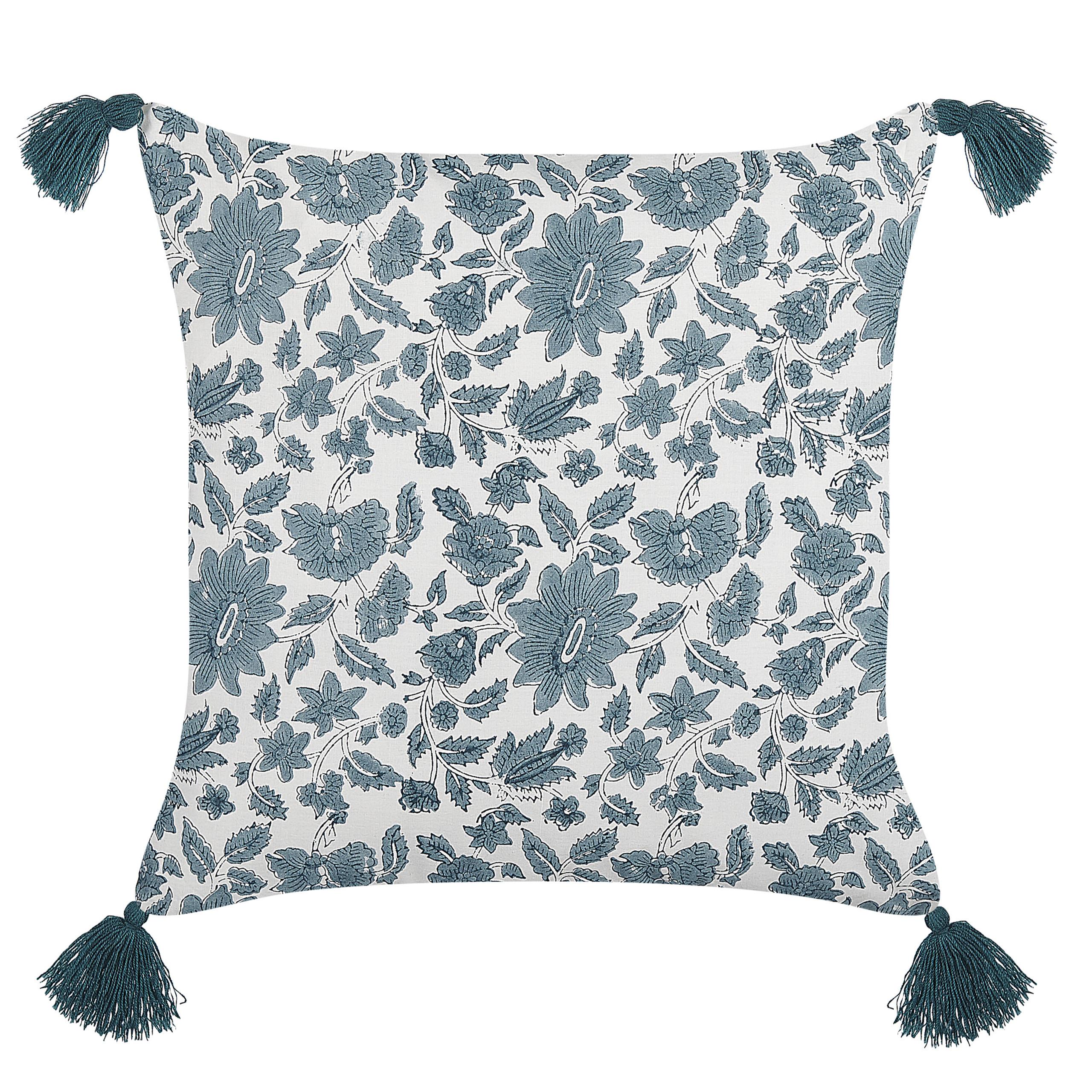 DEKOKISSEN Cremeweiß 45/45 cm Rumex - Ecru, Naturmaterialien/Textil (45/45cm) - Beliani