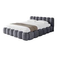 POLSTERBETT mit Bettkasten und Lattenrost, Boxbett ohne Matratze - SENA-v1 180x200 Dunkelgrau - Dunkelgrau, Holzwerkstoff/Textil (180/200cm) - ALTDECOR
