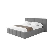 POLSTERBETT mit Bettkasten und Lattenrost, Bett mit Matratze H3/H4 - NILO 120x200 Grau - Greige, Holzwerkstoff/Textil (120/200cm) - ALTDECOR