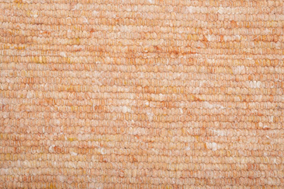 HANDWEBTEPPICH Alm-Freude 70x130 cm - Akaziefarben, Textil (70/130cm) - THEKO