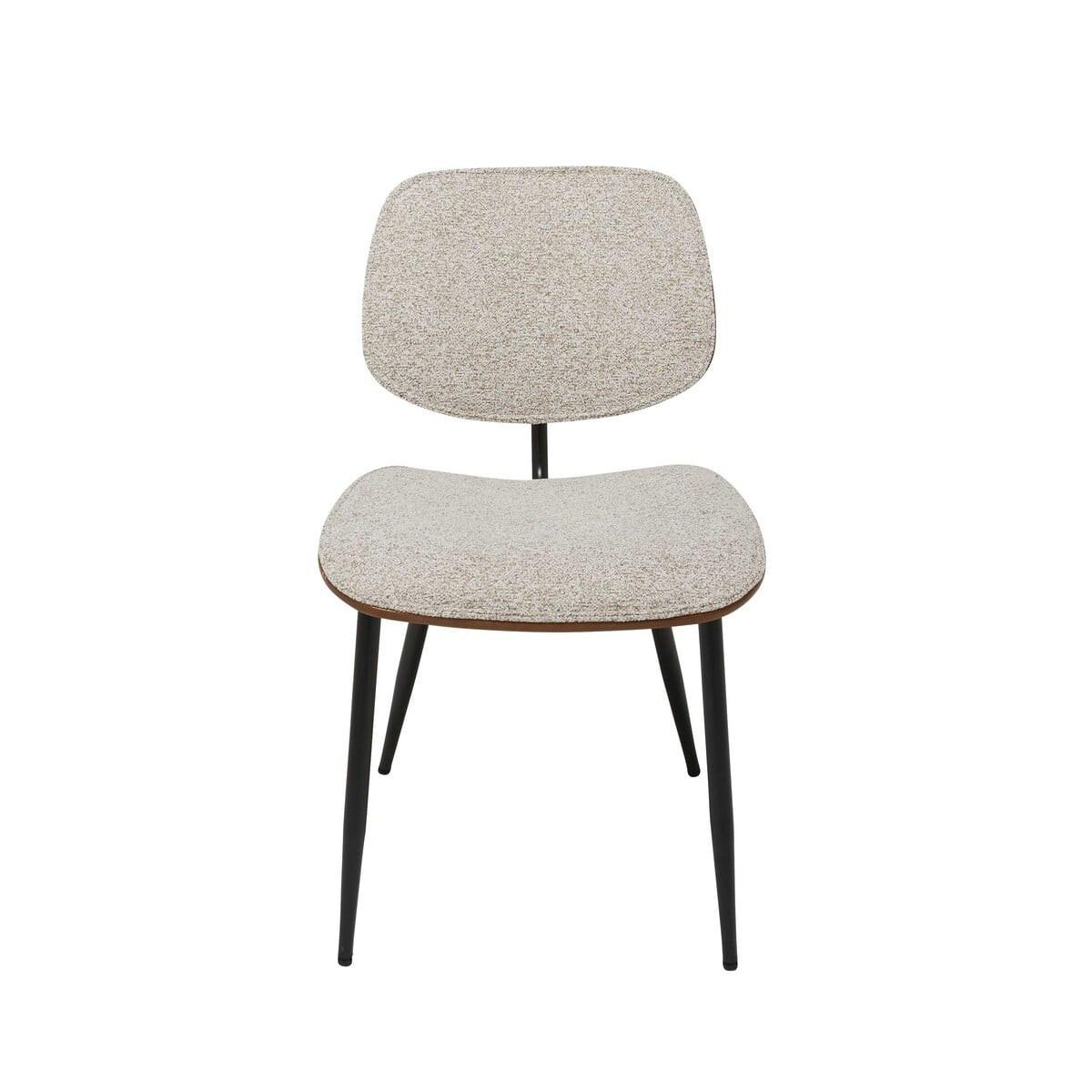 ESSZIMMERSTÜHLE STOFF BEIGE 2er set 45/76,5/45 cm - Beige, Textil (45/76.5/21cm) - Signature