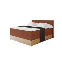 BOXSPRINGBETT LOLLI9 -KING 120x200 - H3/H4 Rot - Rot, Holzwerkstoff (120/200cm) - ALTDECOR