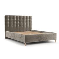 POLSTERBETT Paloma 160/200 cm Beige im Lotta Stoff - Beige/Naturfarben, Holz/Holzwerkstoff (160/200cm) - AltaBeds