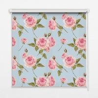 INNENROLLO - Fensterrollo - Rollo - 60x40 cm - Rosen - Pink, Kunststoff (60/140/0.5cm) - TULUP