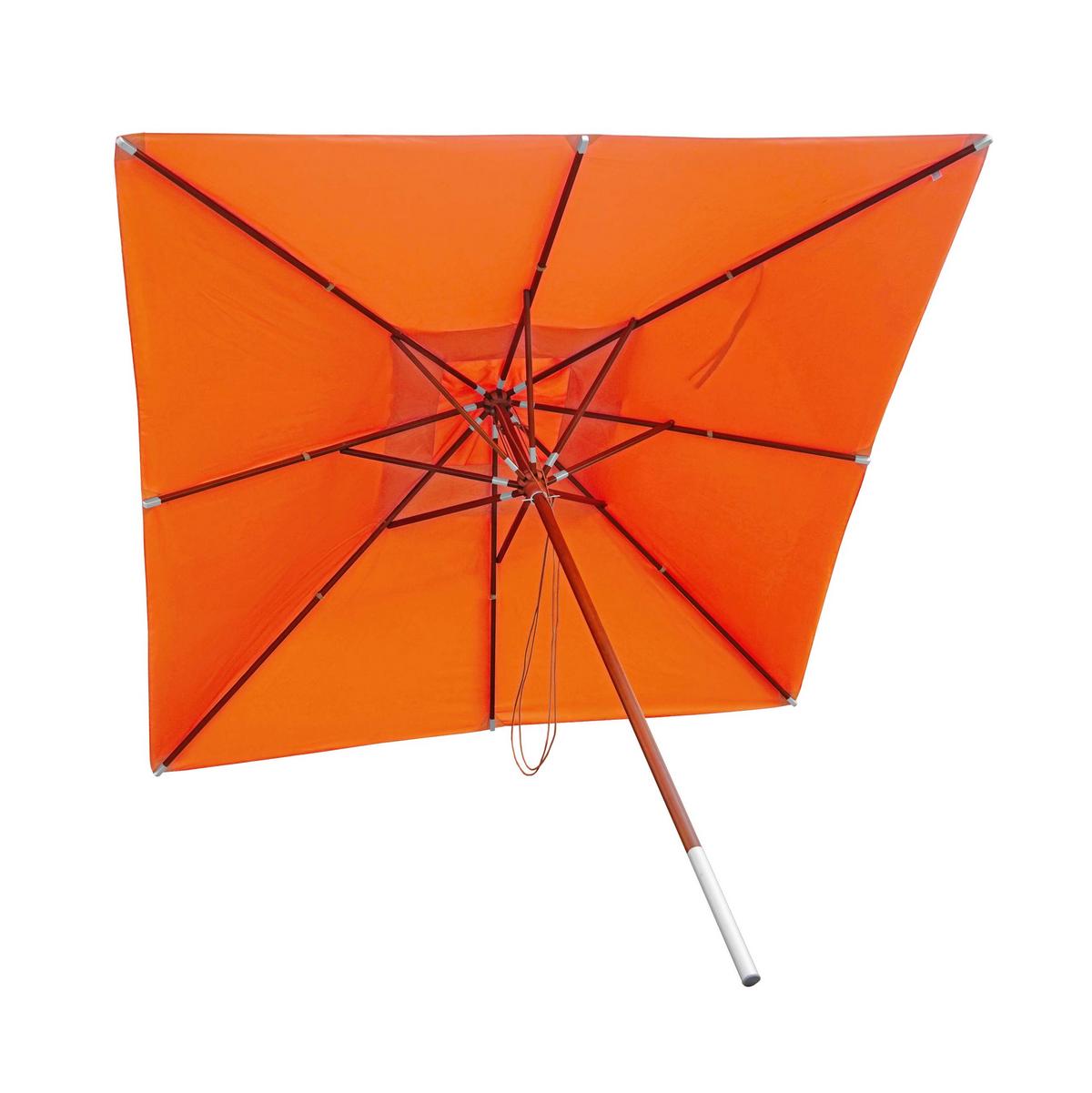 GASTRONOMIE SONNENSCHIRM I Orange - Orange, Holz (300/300cm) - MCW