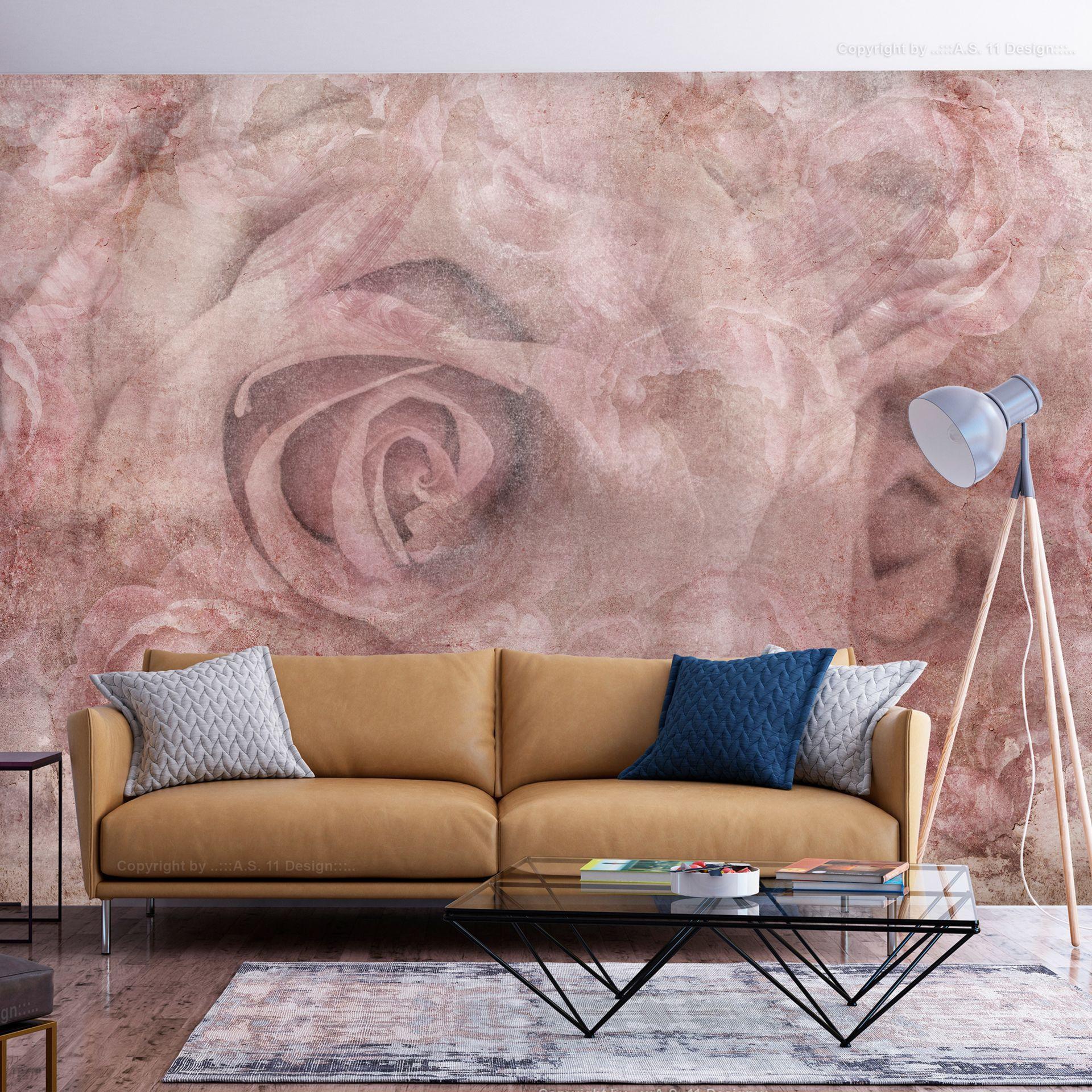 SELBSTKLEBENDE FOTOTAPETE 196/140 cm - Pink, Kunststoff/Textil (196/1cm) - KUNSTLOFT