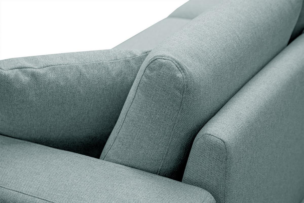 SOFA MEDIOLANE 2,5-Sitzer, mint - Mintgrün, Holzwerkstoff/Textil (203/87/96cm) - Wozimo