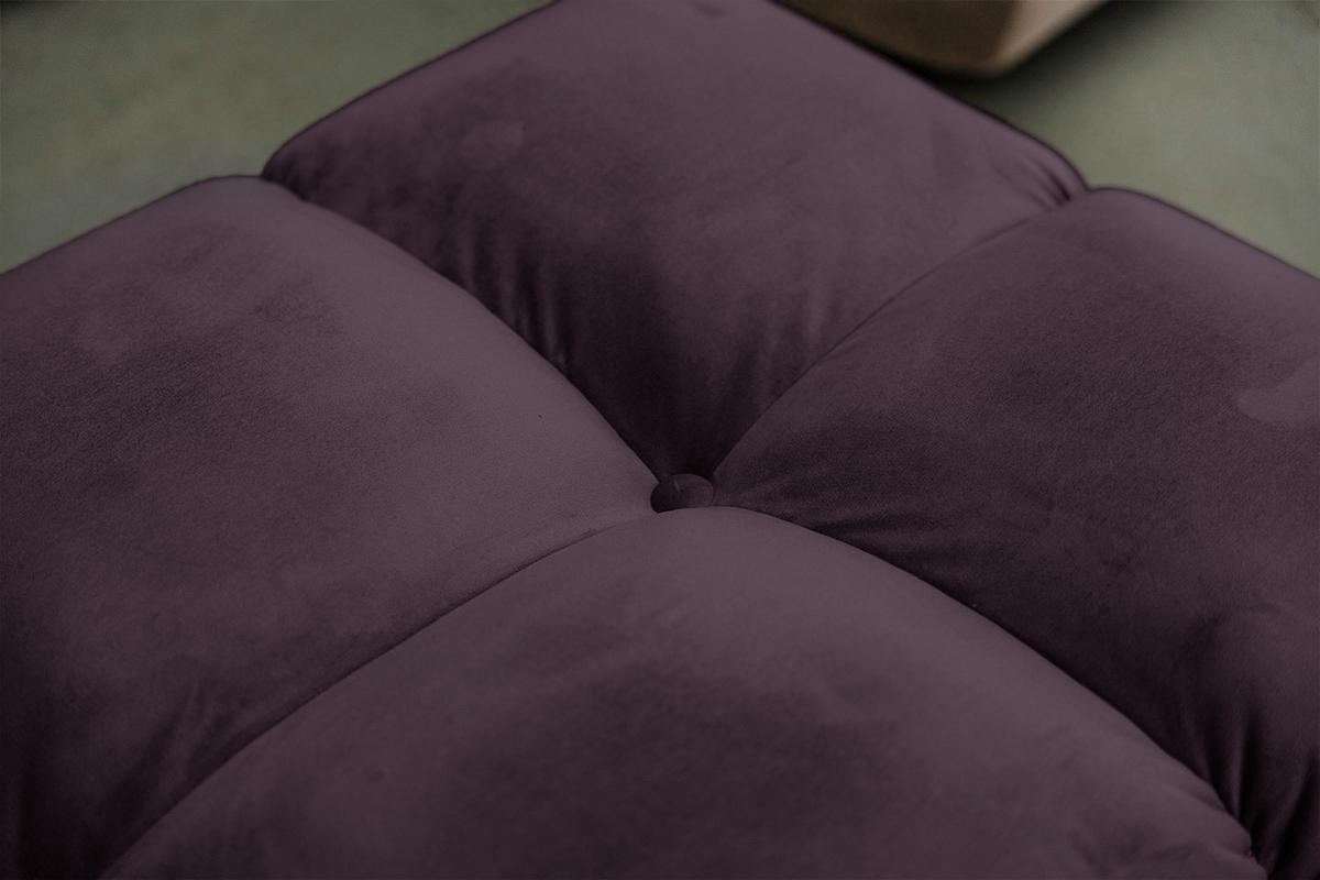 SITZGRUPPE VIVIEN 3ER SET Violett Velvet (1er-Set) - Violett, Kunststoff/Textil (510/85/359cm) - KAWOLA