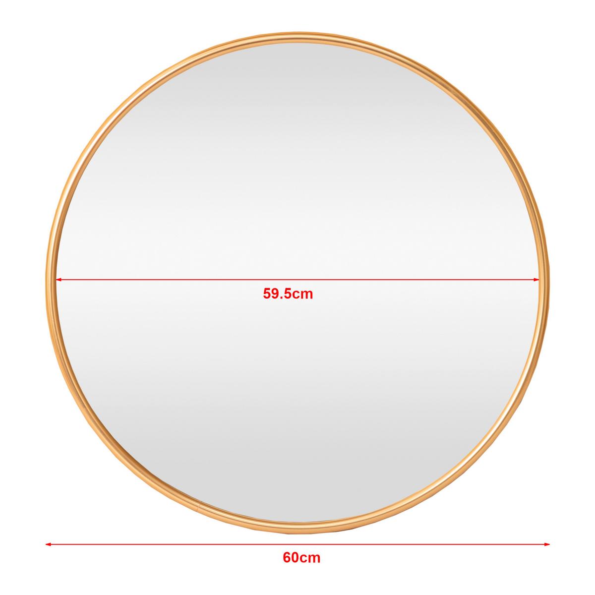 WANDSPIEGEL Ordona - Goldfarben, Glas/Metall (60/2.8/60cm) - [en.casa]