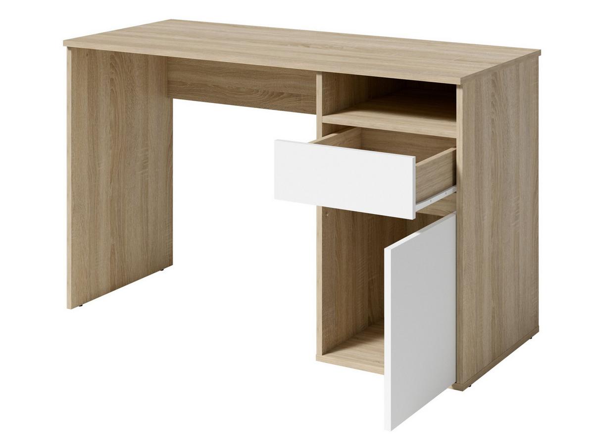 SCHREIBTISCH REGIS 120x53x75,5 cm Bürotisch Computertisch, Sonoma Eiche - Sonoma Eiche, Holzwerkstoff (53/120/75.5cm) - MASSENO