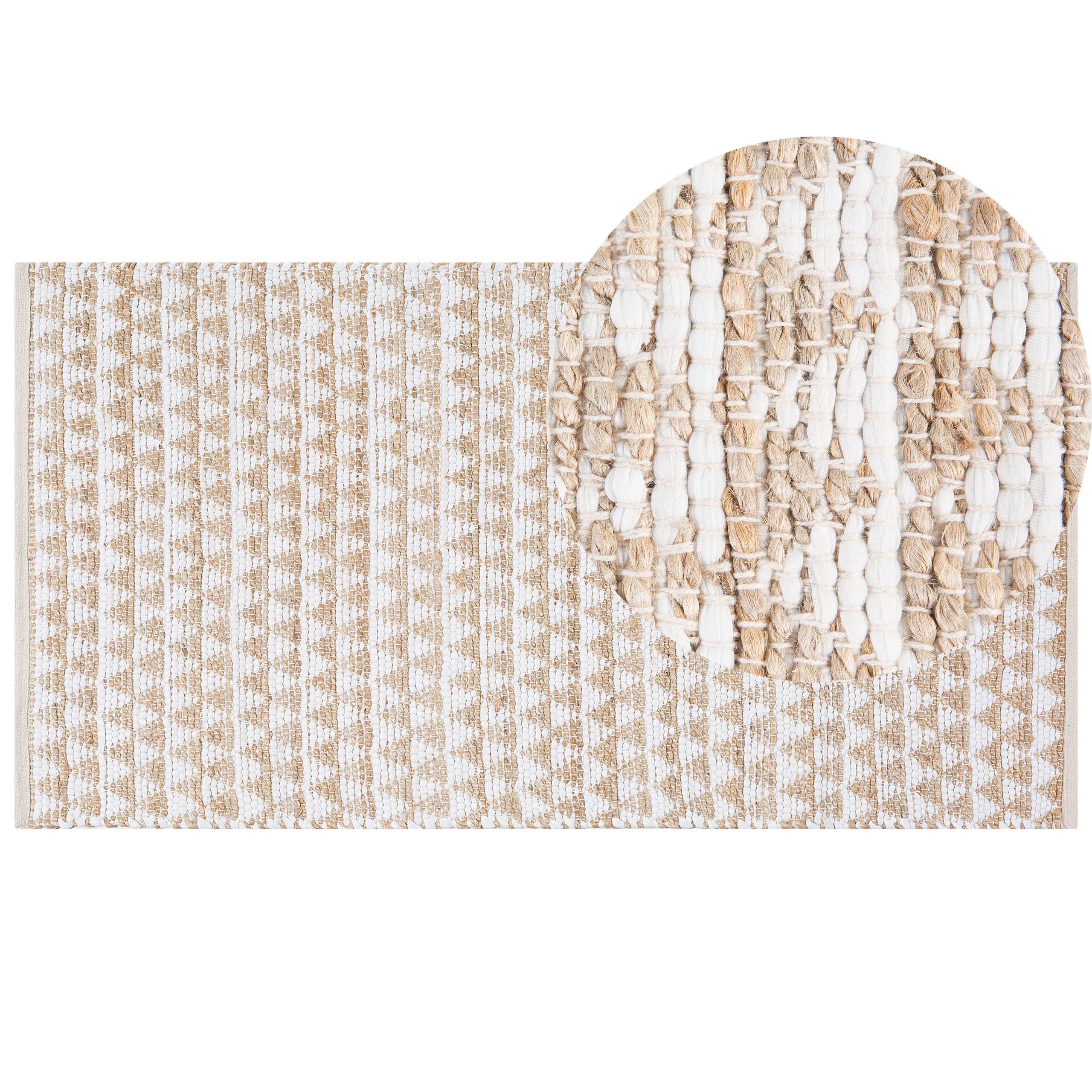 KURZFLOR-TEPPICH Tunceli 150/80 cm - Beige, Textil (80/150cm) - Beliani