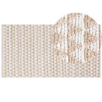 KURZFLOR-TEPPICH Tunceli 150/80 cm - Beige, Textil (80/150cm) - Beliani