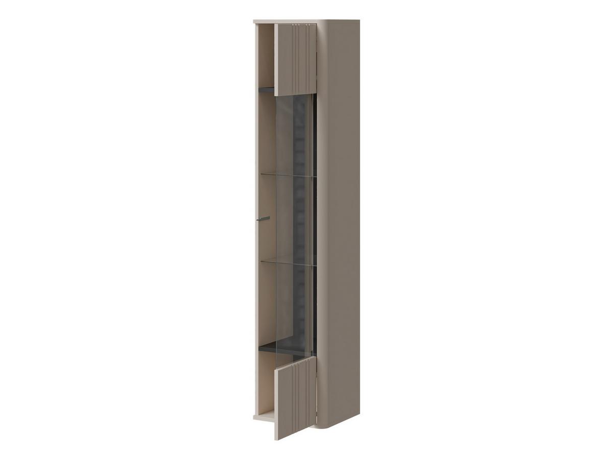 WOHNWAND Philippe IV - Nussbaumfarben/Schwarz, Holzwerkstoff (190/30/31cm) - MIRJAN24