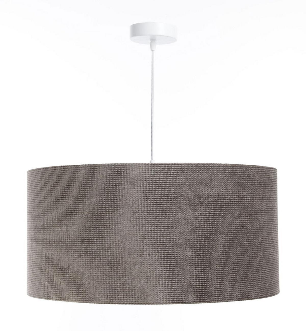 HÄNGELEUCHTE Silber 40/20 cm - Silberfarben/Braun, Kunststoff (40/0.4/20cm) - ONZENO