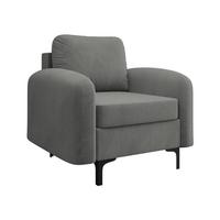 SESSEL Venice - Schwarz/Grau, Holz/Textil (94/96/92cm) - MIRJAN24