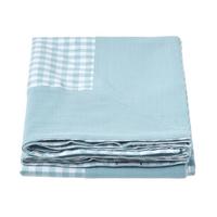 ÜBERWURF 150/200 cm, Vichy Karo 100% Baumwolle - Blau, Textil (150/200cm) - Homescapes