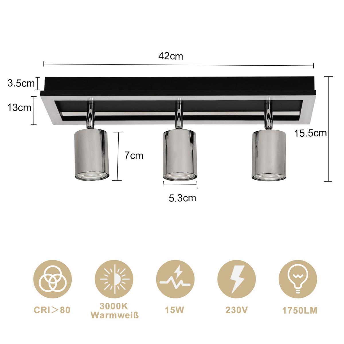 STRAHLER Syrphork 13/15.5/13 cm - Schwarz, Metall (13/13/15.5cm) - ZMH