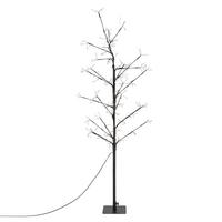 LED-BAUM 120 cm 240LED Warmweiß Timer Außen Flexibel Zweige - Braun, Kunststoff (45/120/45cm) - ECD-Germany