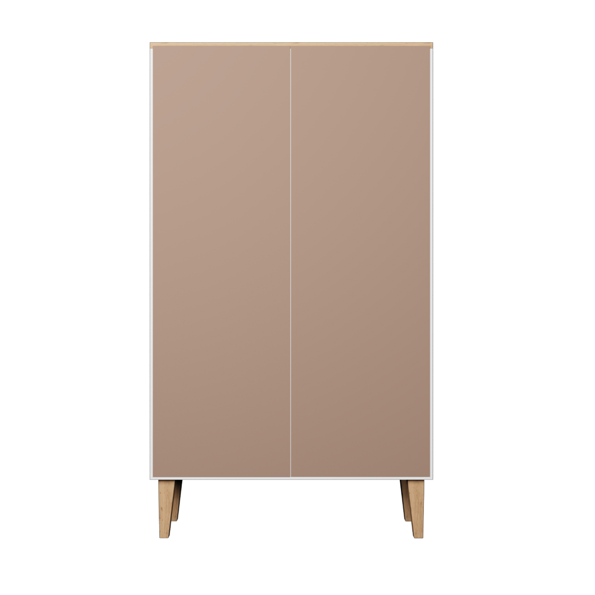 BÜCHERREGAL Denver Weiß 80/120/35 cm - Weiß, Holzwerkstoff (80/120/35cm) - RAUMHIRSCH FURNITURE