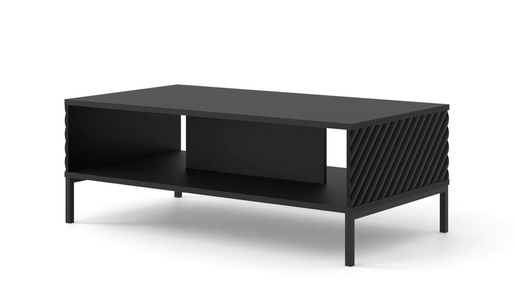 COUCHTISCH Schwarz, Schwarz 90/43/60 - Schwarz, Holzwerkstoff (90/43/60cm) - RAUMHIRSCH FURNITURE