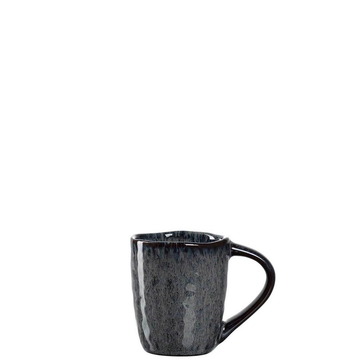 ESPRESSOTASSEN Matera anthrazit 90 ml 4er Set - Grau, Keramik (0.09L) - Leonardo Living