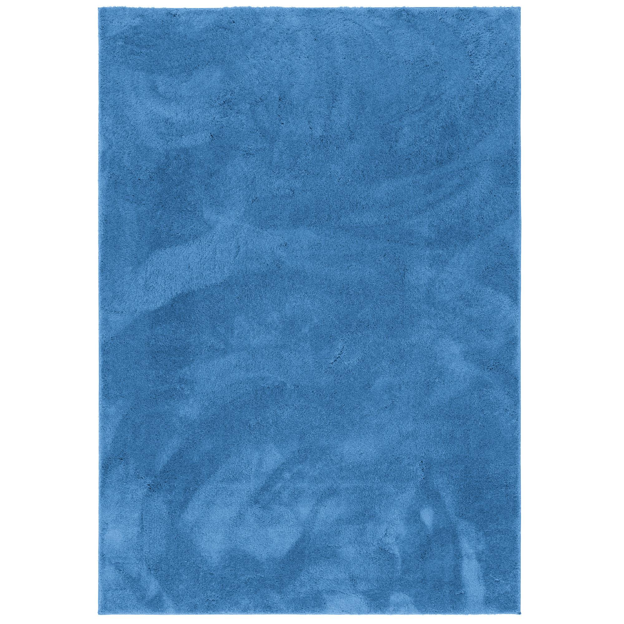 HOCHFLOR LANGFLOR SUPER SOFT TEPPICH SILKY - Blau, Textil (160/230cm) - Pergamon